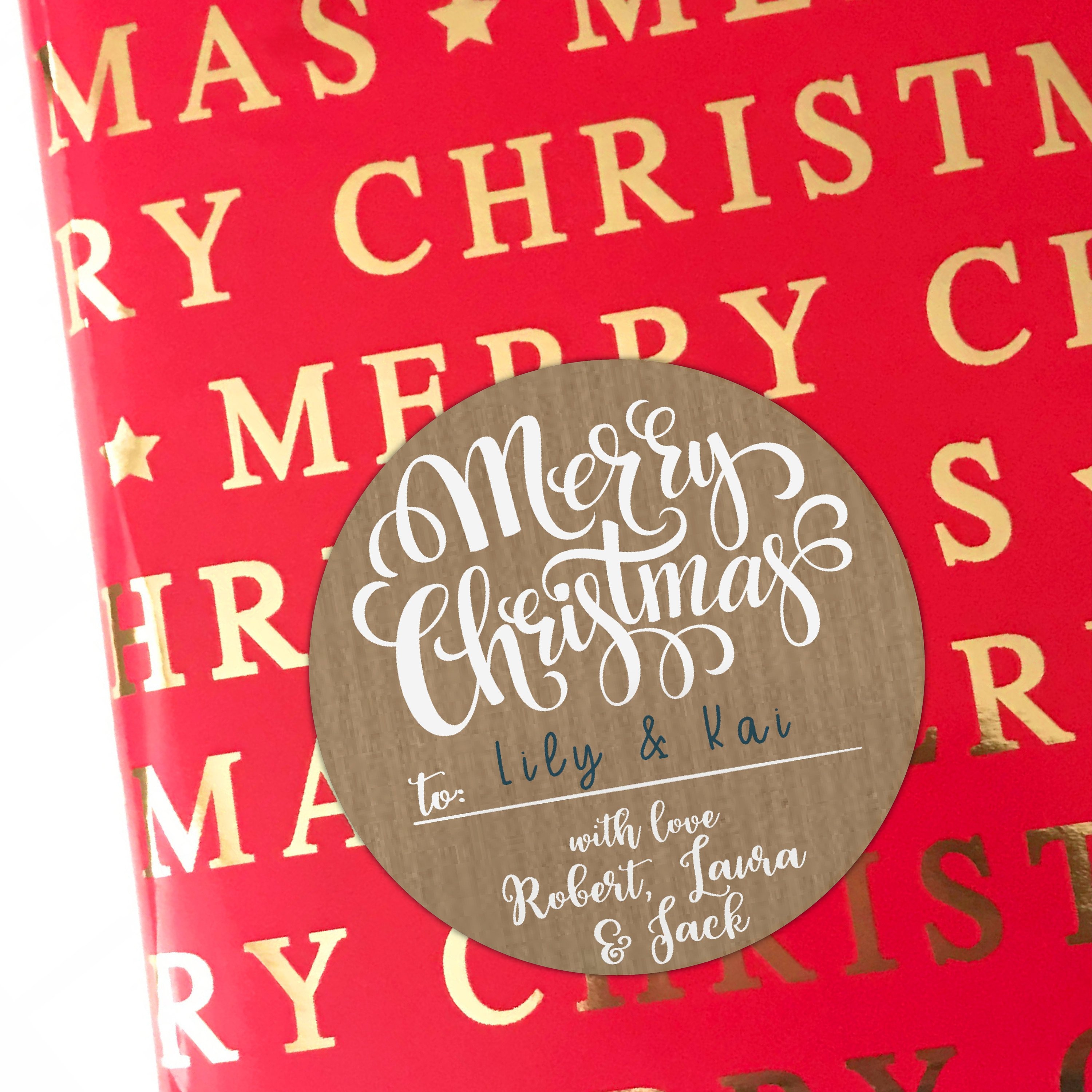 custom christmas labels stickers for christmas gifts custom labels