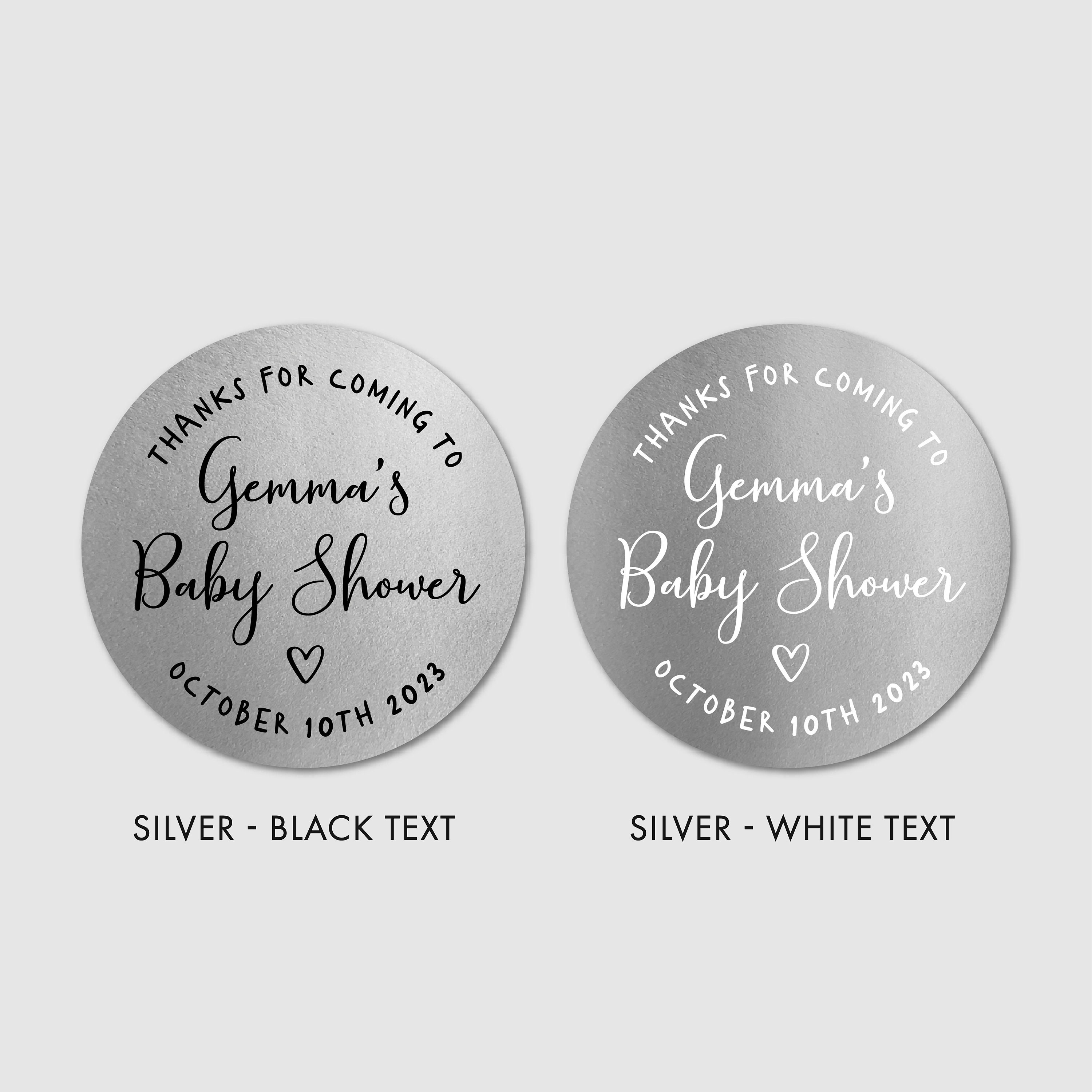 Thank You for Coming to My Baby Shower Gold Foil Stickers Etsy