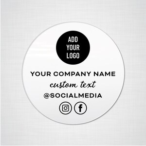 Custom Product Label Stickers Personalized Business Labels | Etsy