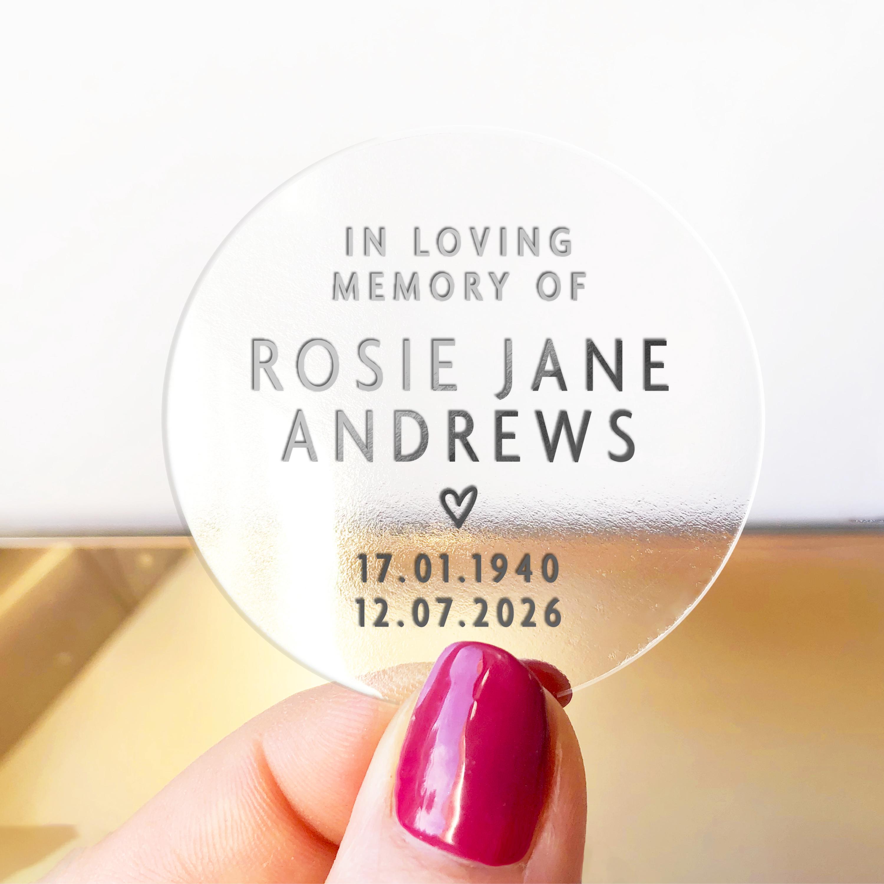 Funeral Sticker Frame Simple Minimal Funeral Sticker Labels, Simple Minimal Funeral Sticker ...