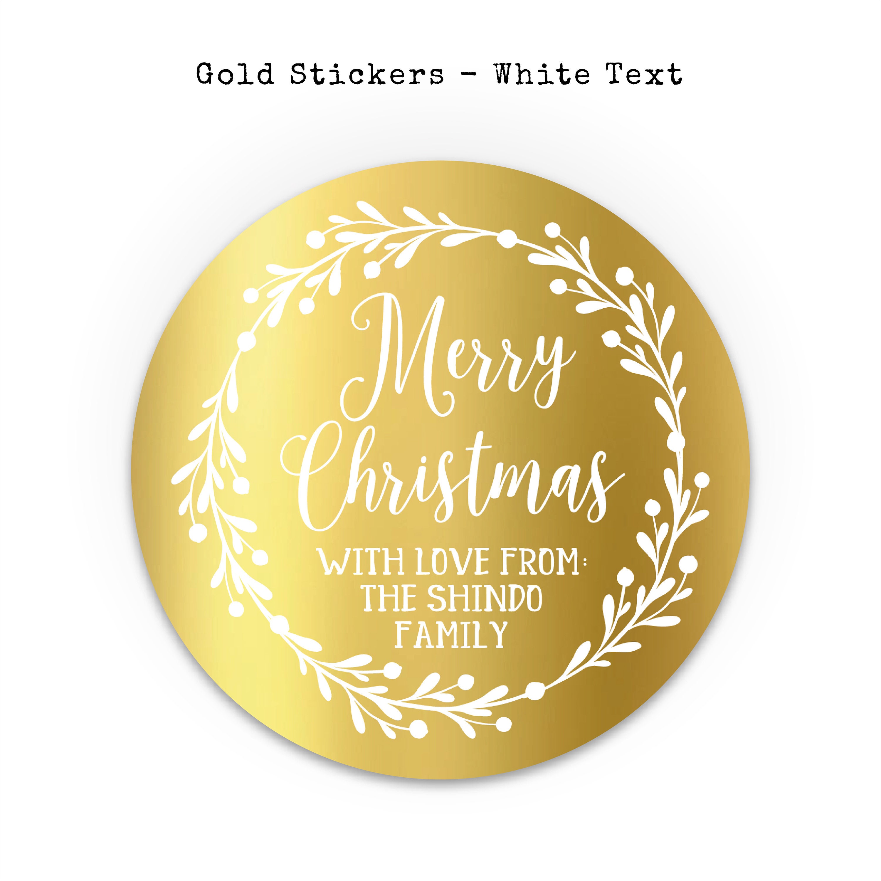 Christmas Gift Tag Personalized Christmas Favor Present Tags Xmas