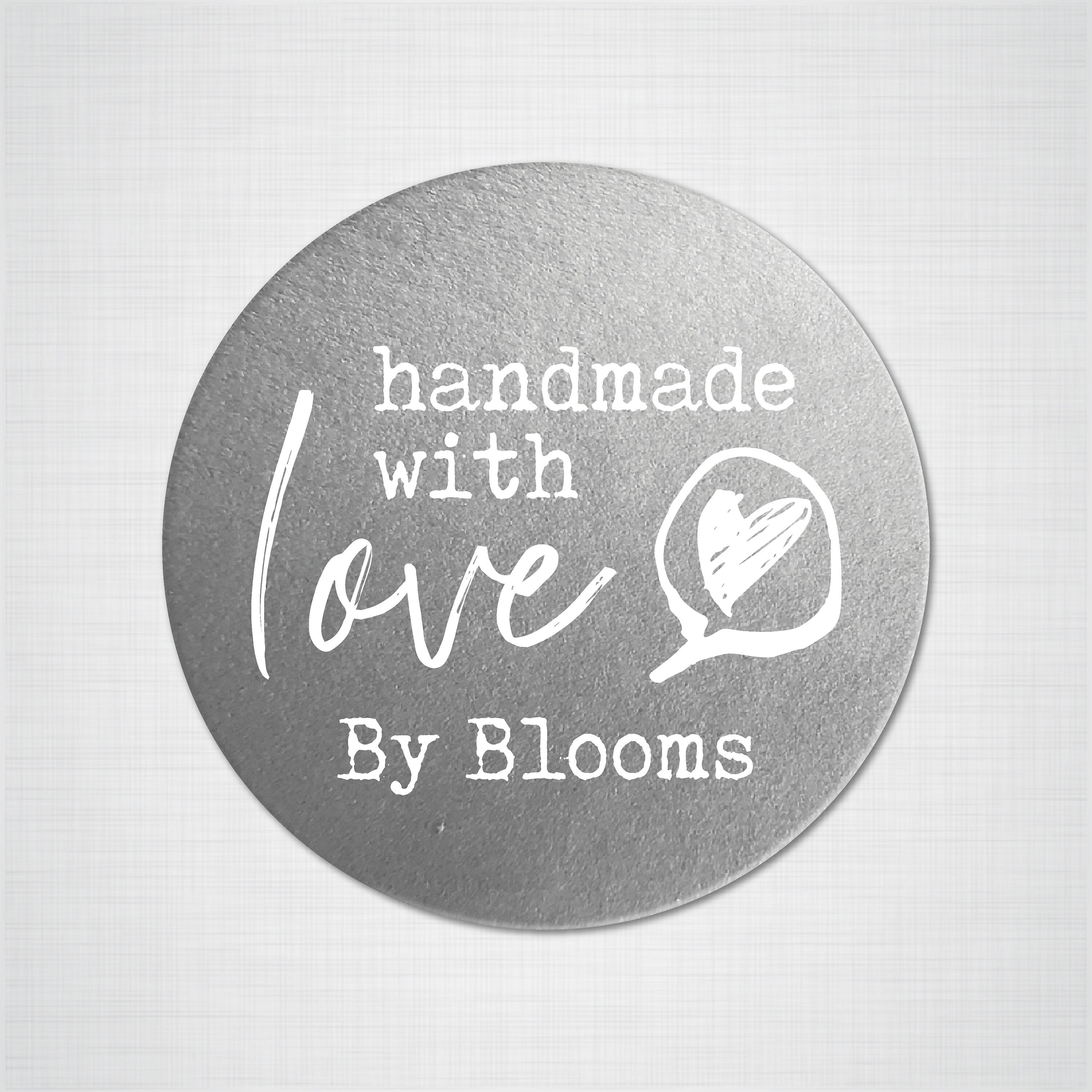 handmade with love stickers sheet custom sticker labels personalised