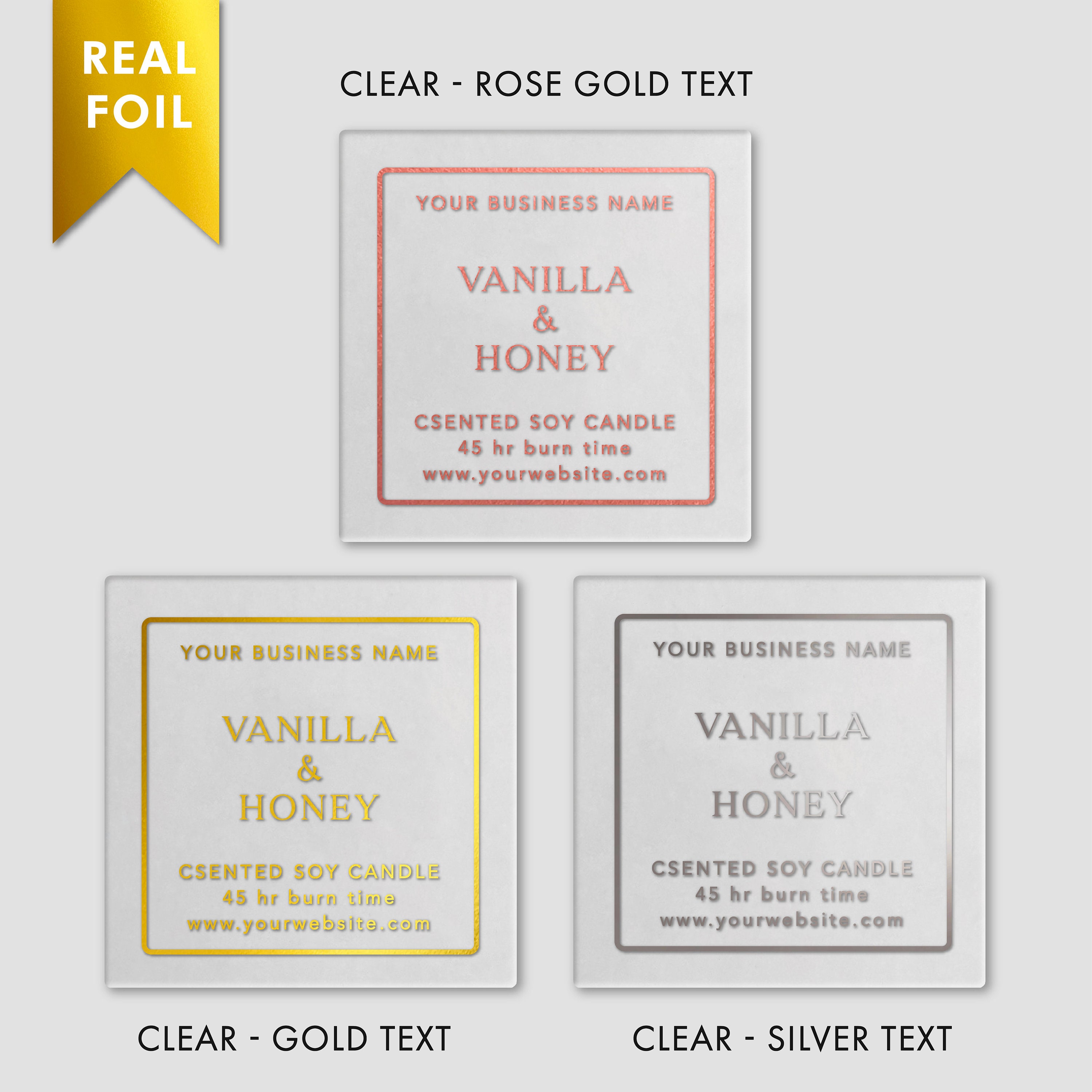 Personalized Custom Candle Favors Labels Stickers Labels for - Etsy