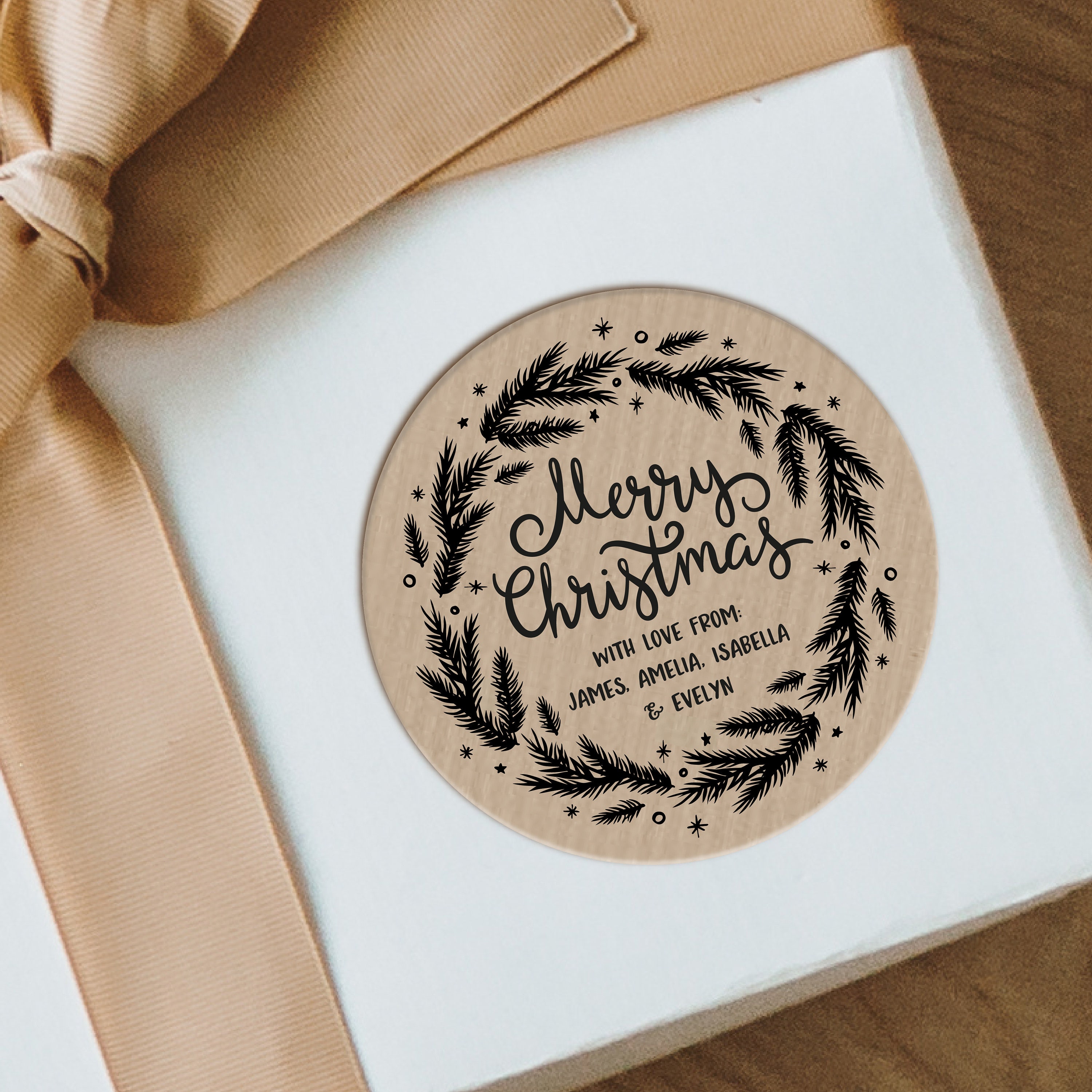 Personalised Stickers Christmas Gift Tags Wrapping Ideas ...