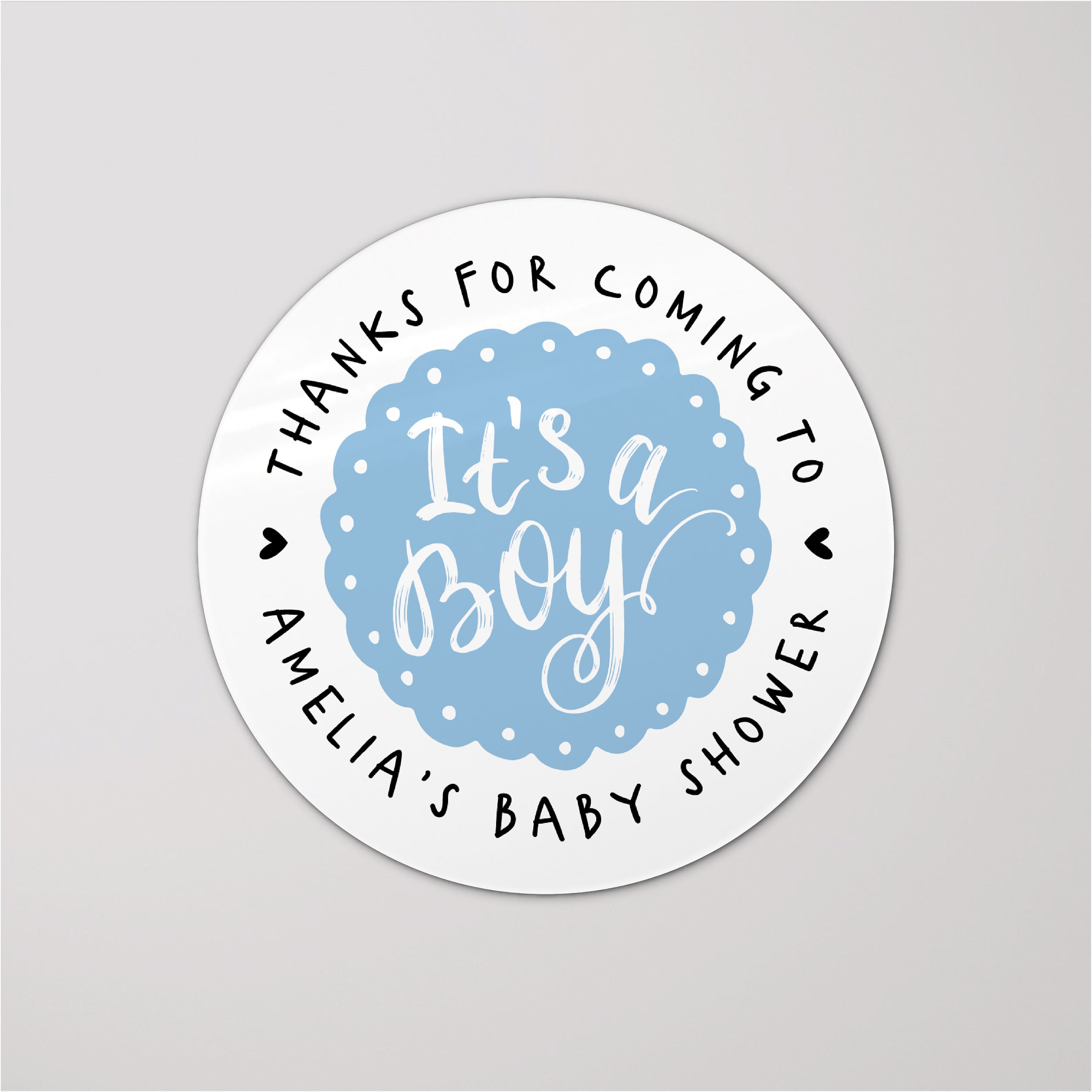 Baby shower custom name thank you gifts favors stickers, Thank you stickers for baby shower labels for favors, Boy baby shower sticker