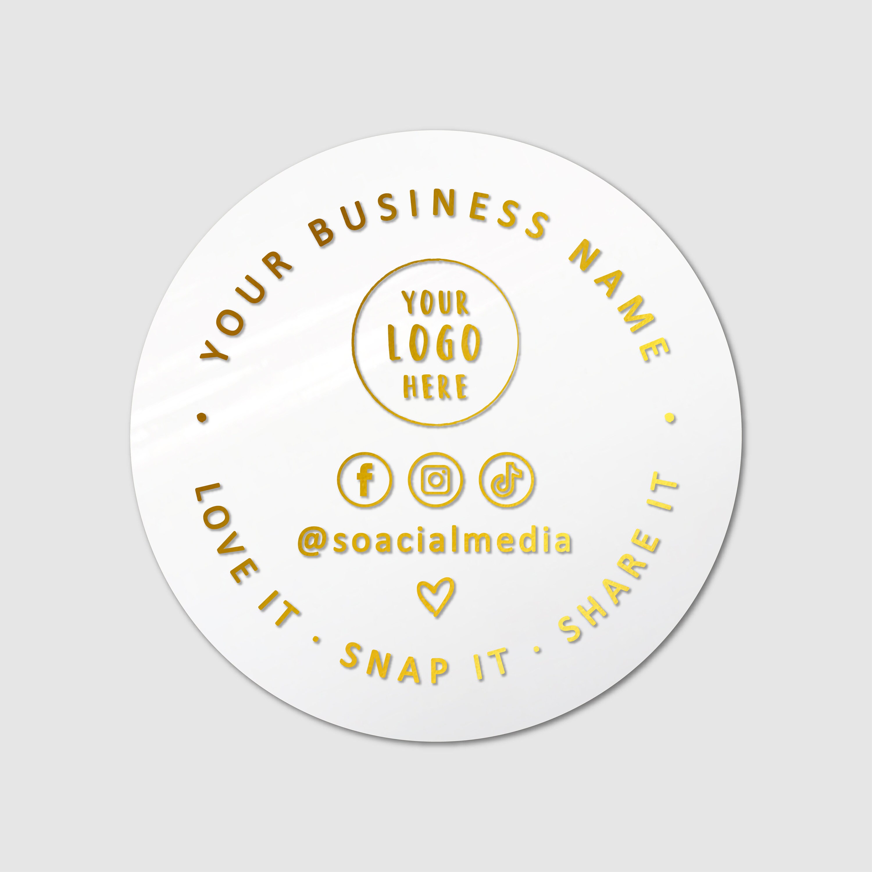Brand Authentification Sticker Customized Custom Business Brand Logo Clear Stickers Labels, Stickers ...