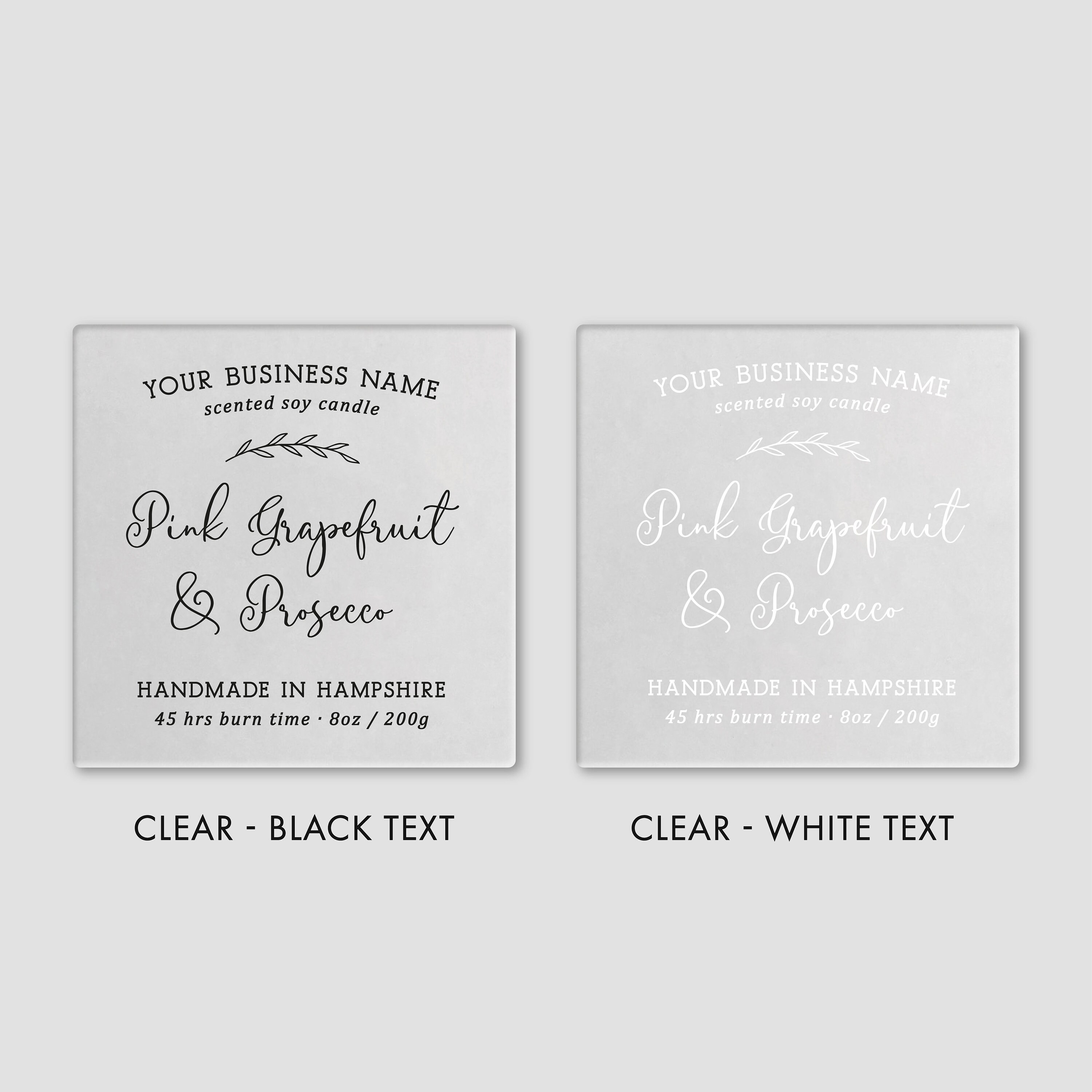 Personalized Custom Candle Wedding Favor Stickers Labels Etsy UK