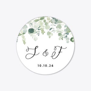 Pegatinas personalizadas para regalos de boda - Sobres, bolsas de bienvenida y regalos - Personalizables
