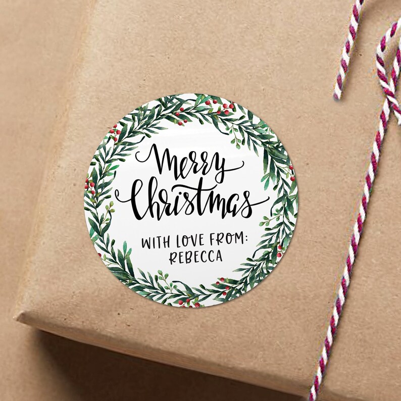 Gift Tags Envelope Name Stickers Gift Wrapping Topper Favors Etsy