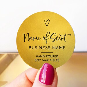 Personalized Custom Homemade Candle Making Sticker Labels, Homemade ...