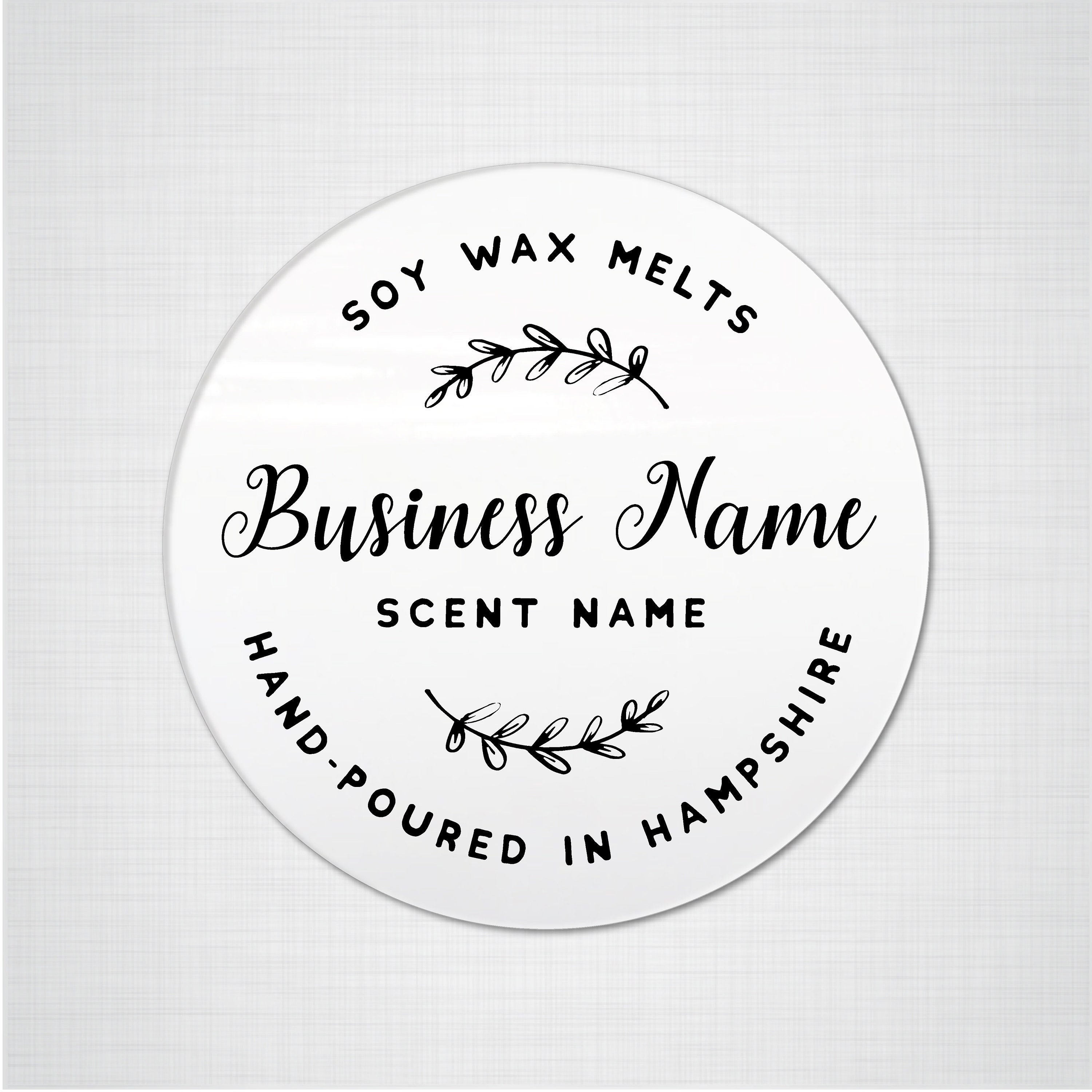 custom stickers decal name sticker labels sheet round etsy