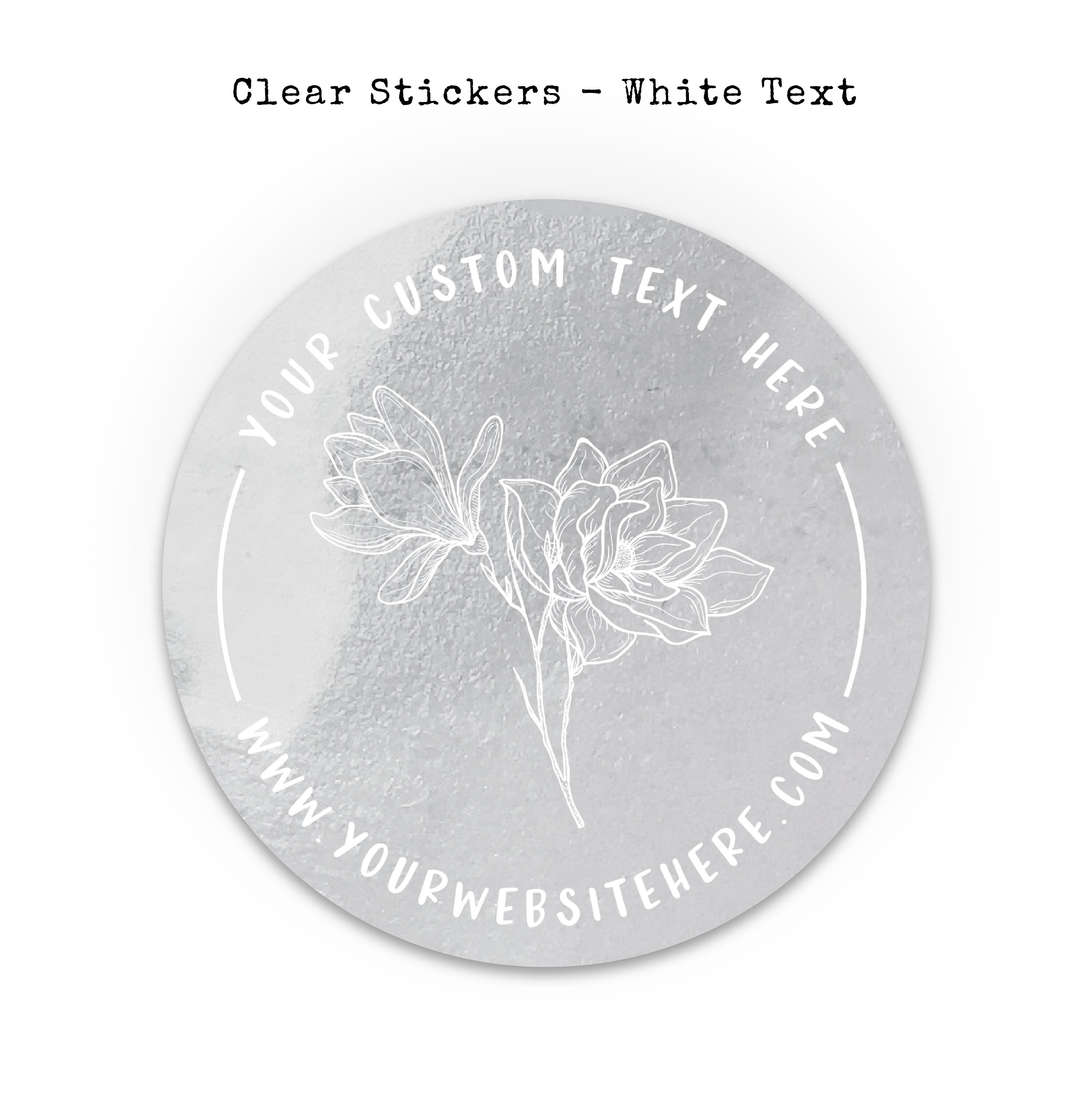Custom Product Label Stickers, Personalized Business Labels, Logo Sticker Sheet, Round Packaging ...