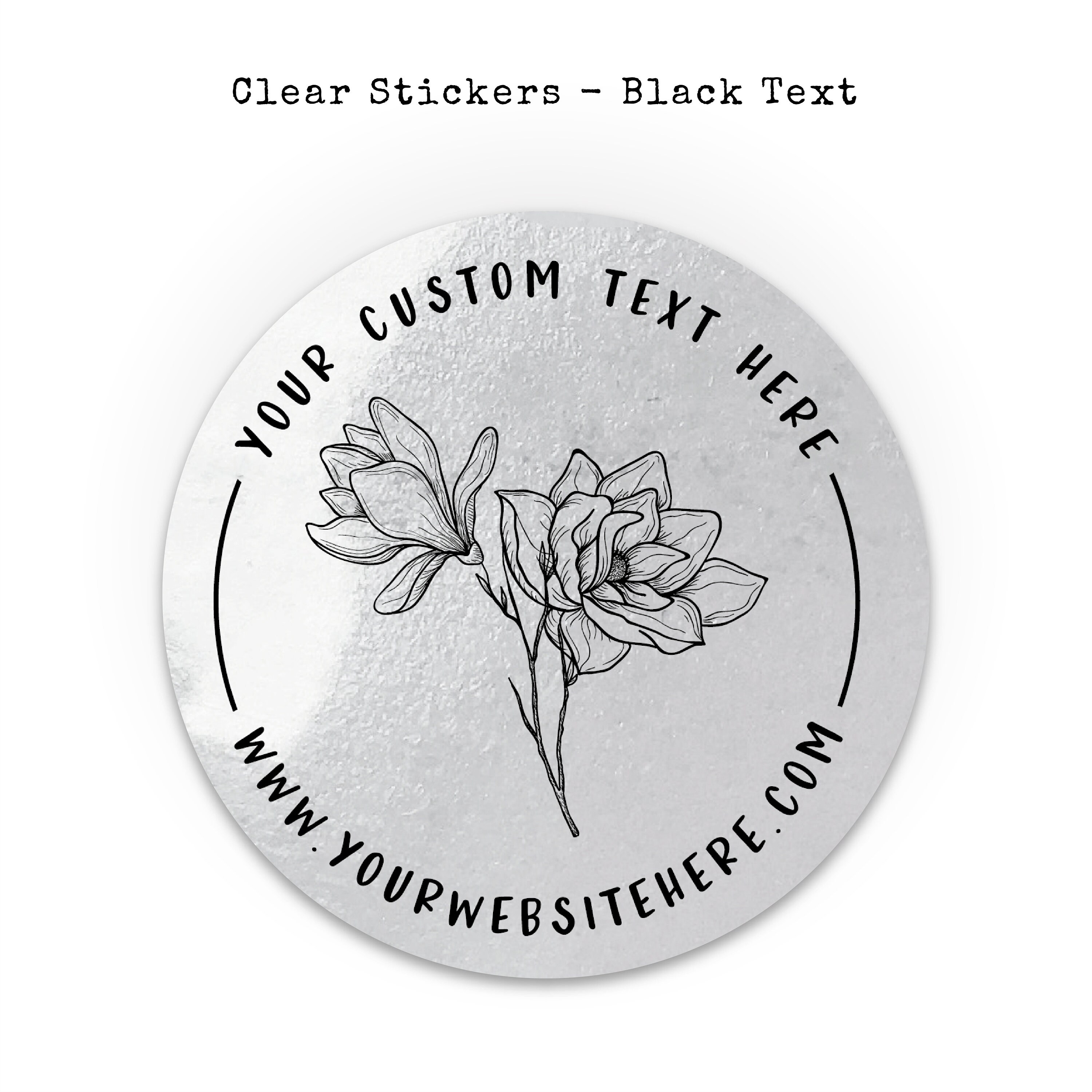 Custom Product Label Stickers, Personalized Business Labels, Logo Sticker Sheet, Round Packaging ...