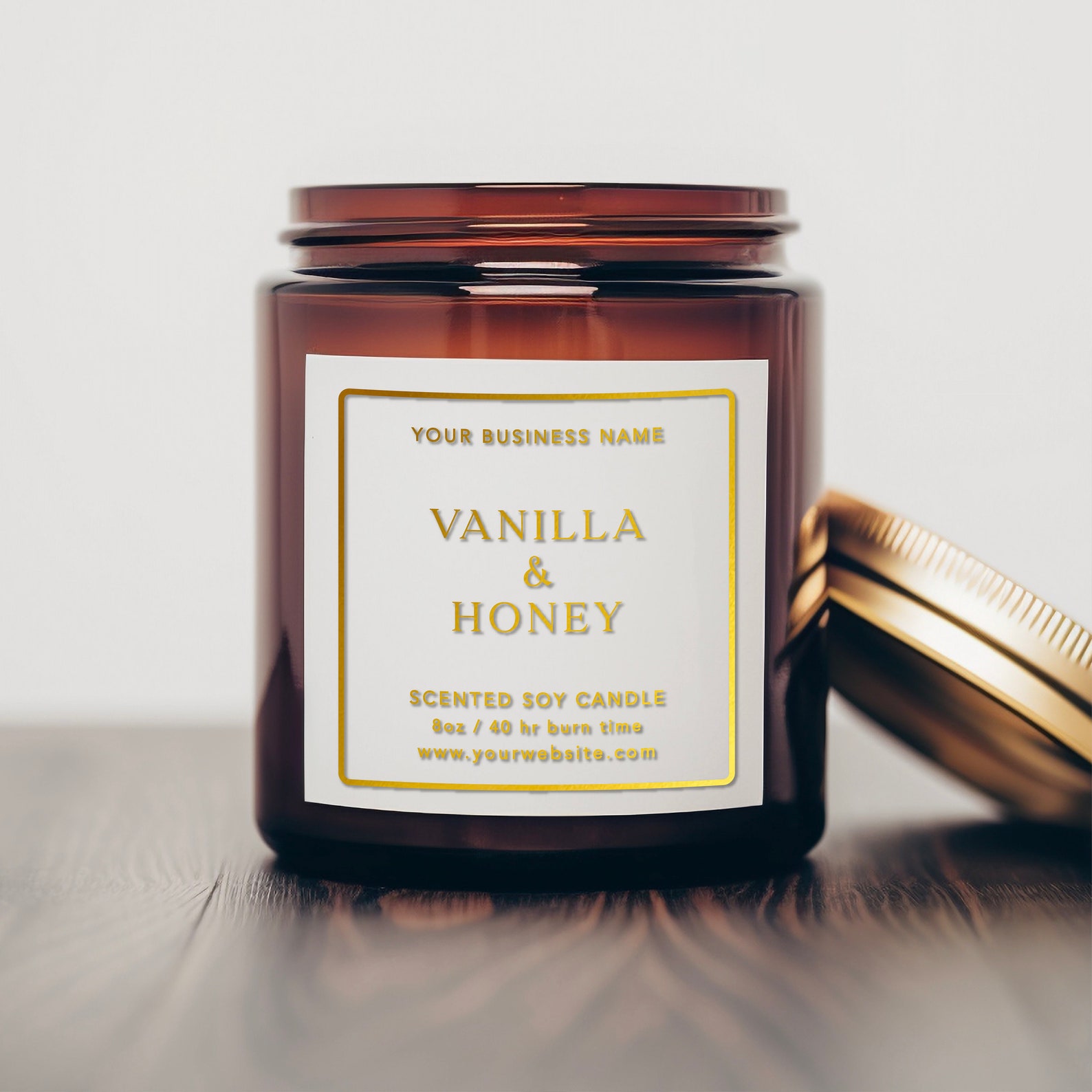Personalized Custom Candle Favors Labels Stickers, Labels for Candle ...