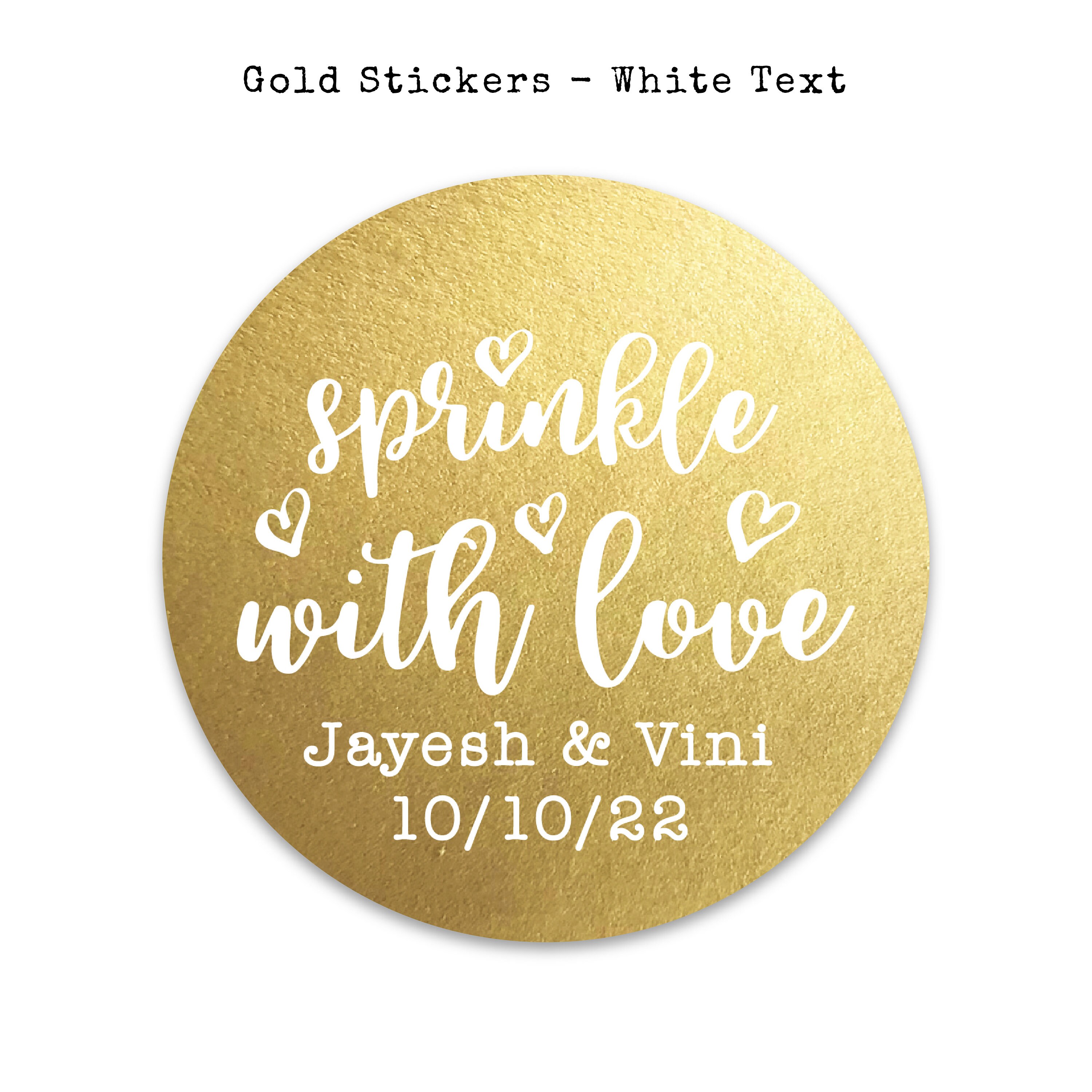 Wedding confetti stickers for confetti bags wedding favor Etsy