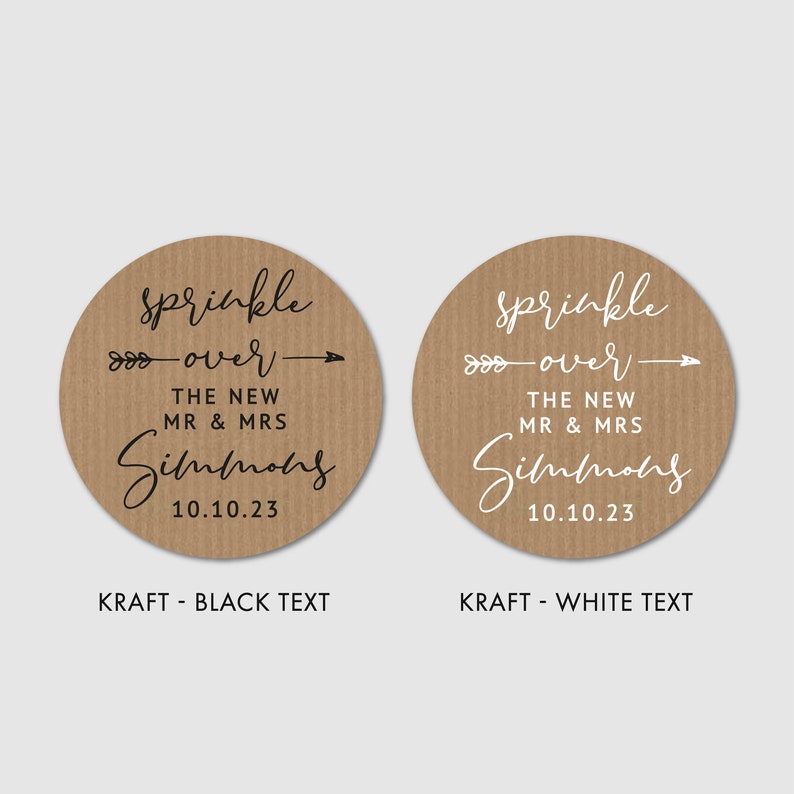 Wedding Confetti Stickers Wedding Toss Me Stickers Custom Etsy UK