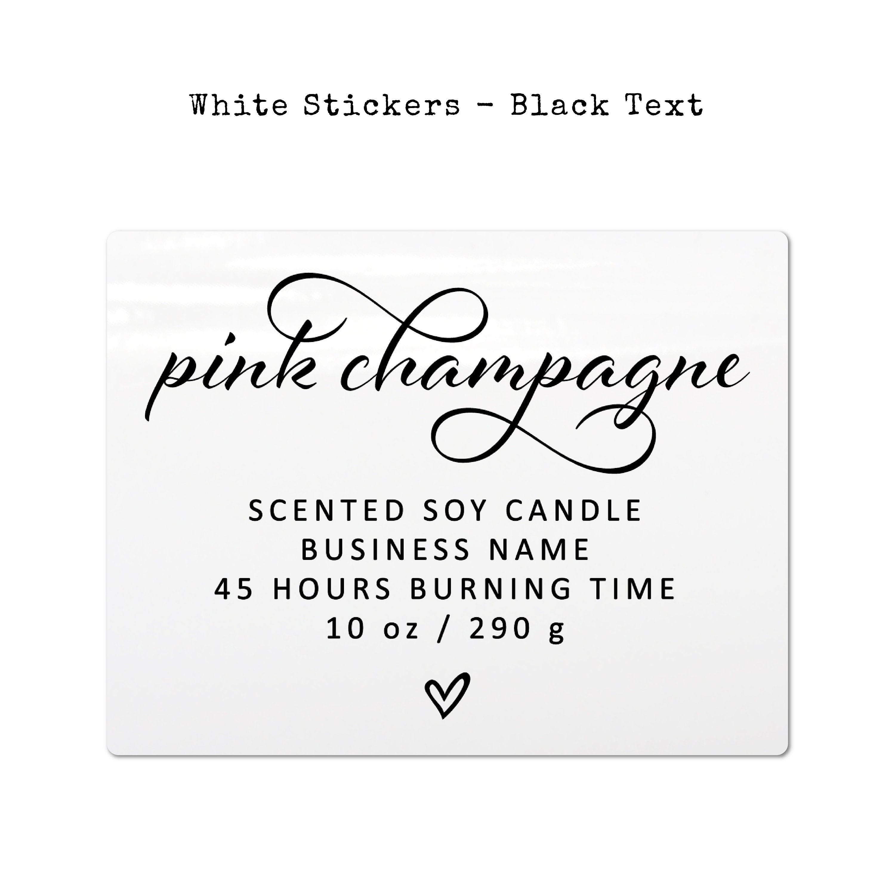 Personalized custom candle wedding favor stickers labels | Etsy