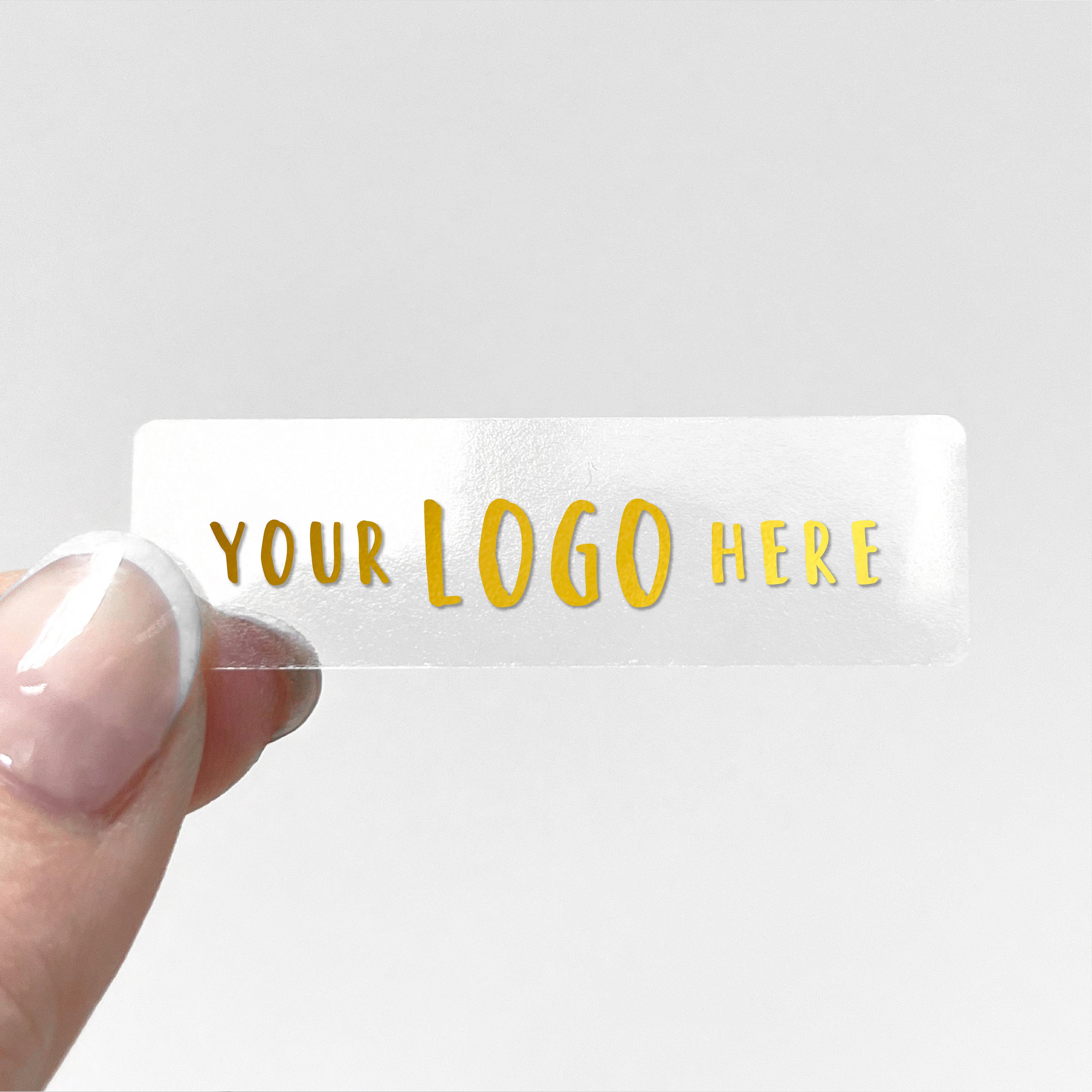 NEW Your Text Here Clear Vinyl Stickers, Custom Clear Vinyl Stickers,  Custom Clear Sticker, Clear Vinyl Custom Logo, Kiss Cut Custom Sticker 