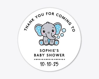 Baby Shower Custom Sticker Thank You Stickers For Baby Shower Labels For Favors Thank You For Coming Stickers