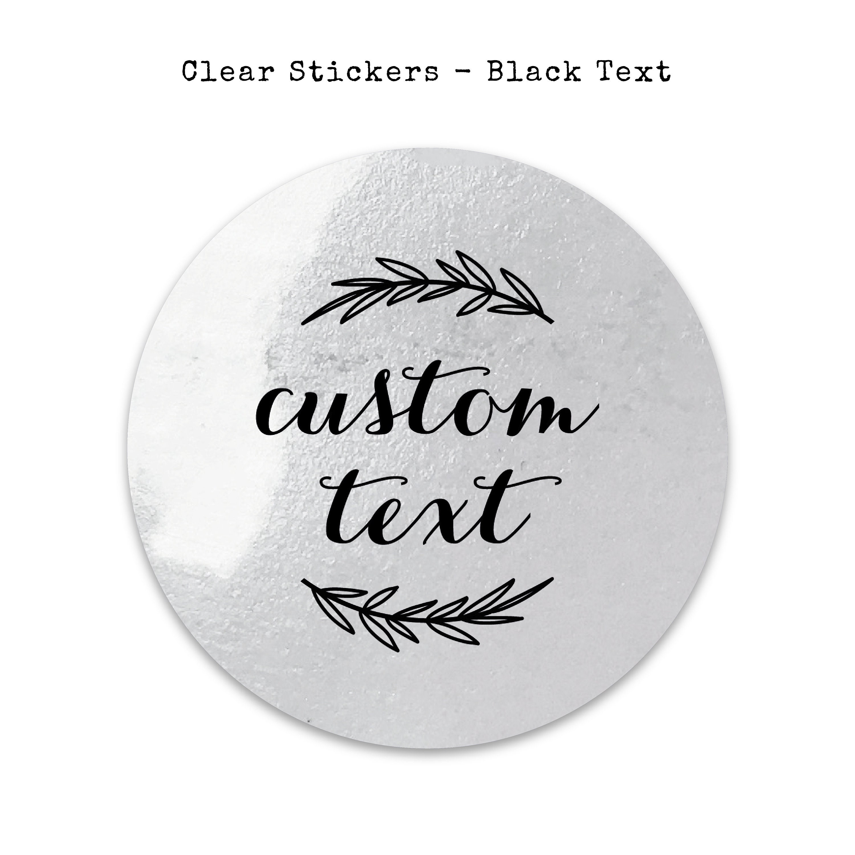 custom stickers decal name sticker labels sheet round