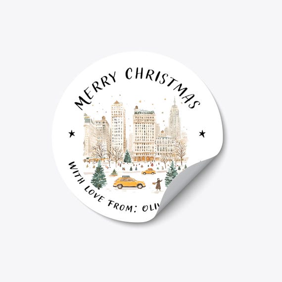 Pxcewdcx Kerstmis Sticker Rol - Verkleuringsbestendige Pxcewdcx Kerstmis Sticker Rol - Verkleuringsbestendige