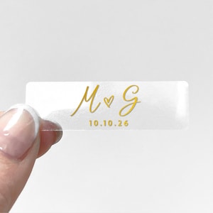 Aangepaste monogramstickers met initialen, gepersonaliseerde monogramstickers met naam, trouwbedankstickers gepersonaliseerd, sticker voor enveloppen