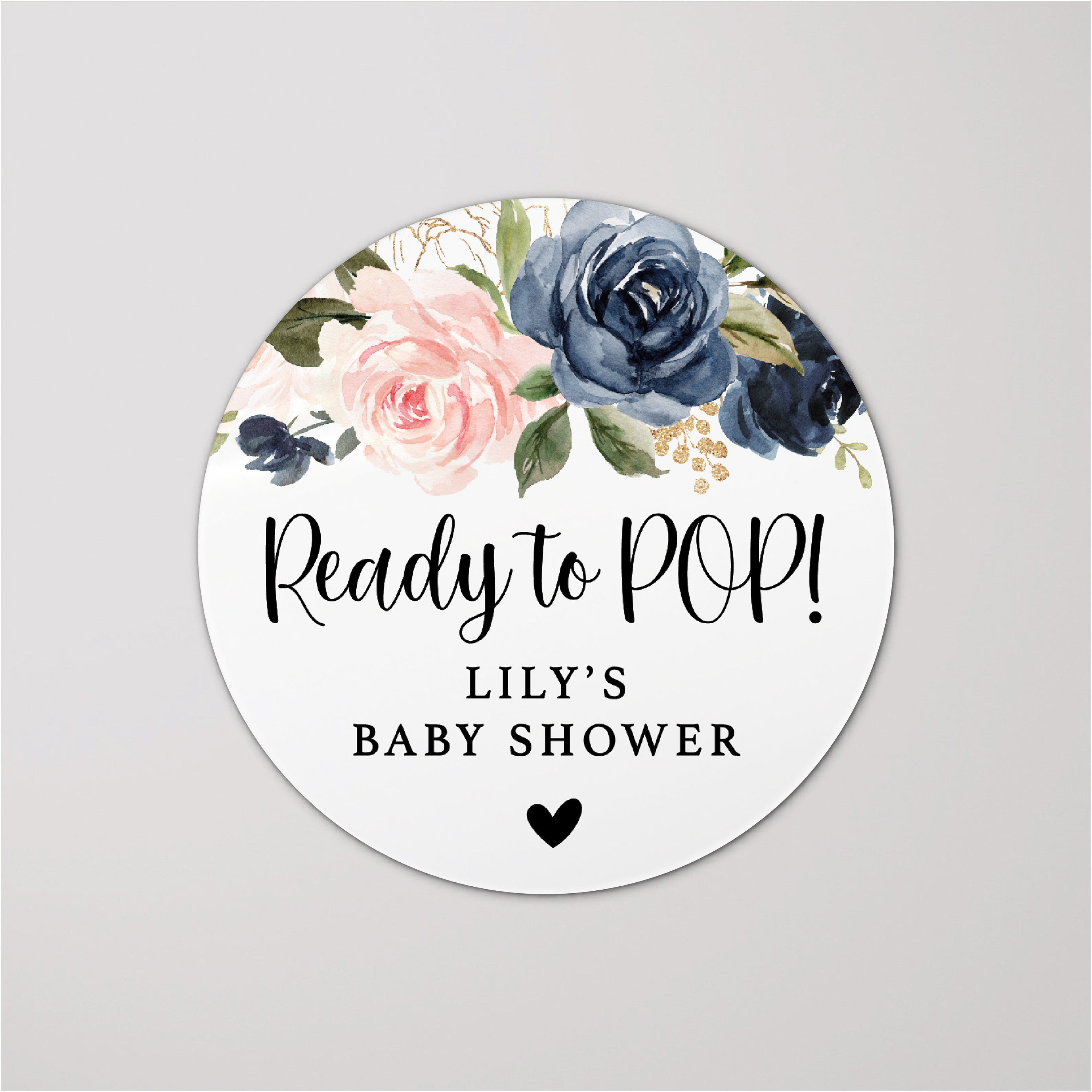 Baby shower custom name thank you gifts favors stickers, Thank you stickers for baby shower labels for favors, Ready to pop stickers