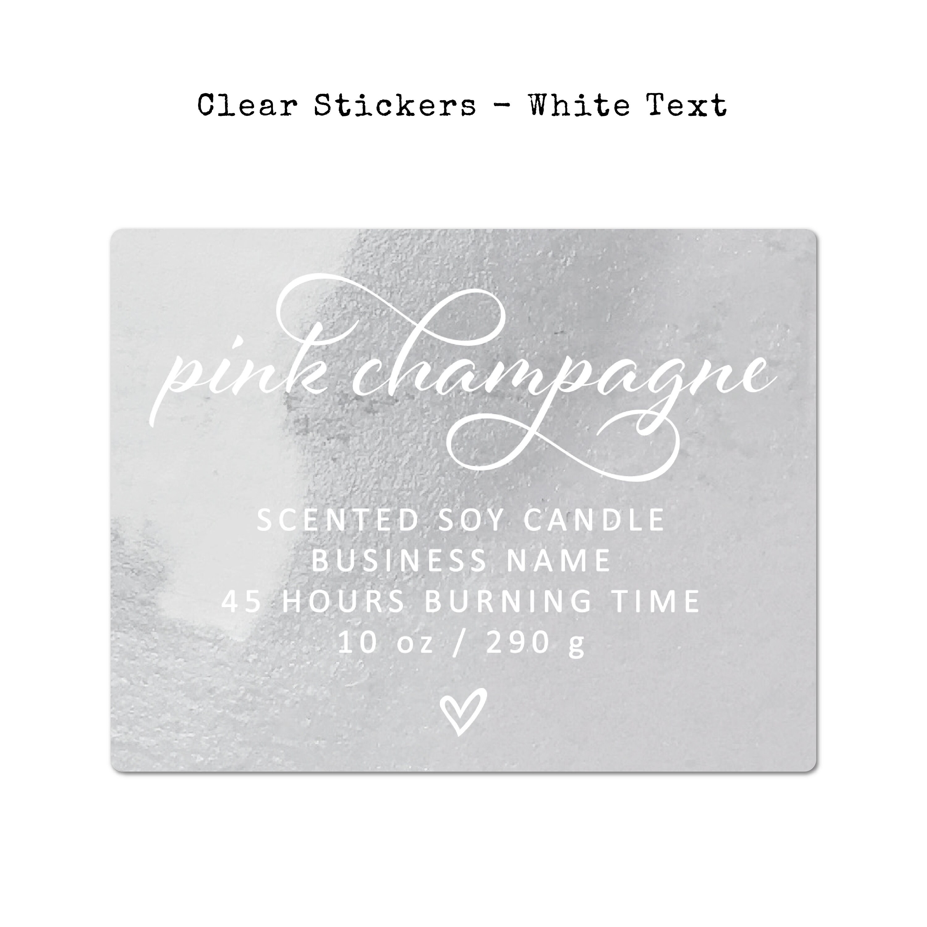 Personalized custom candle wedding favor stickers labels | Etsy