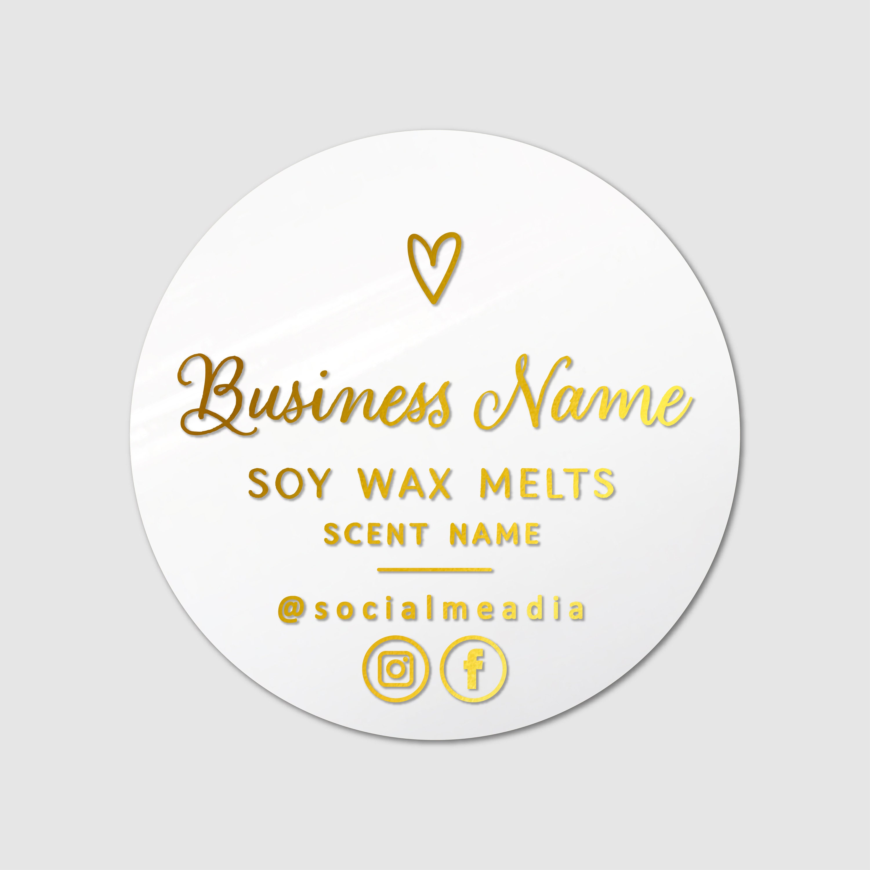Custom Stickers Decal Name Sticker Labels Sheet, Round Packaging ...