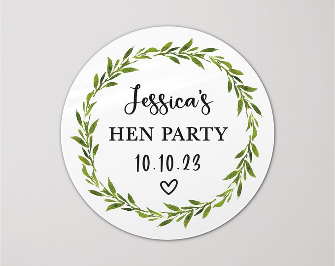 Bachelorette hen bridal party decor favors stickers labels, Hen party stickers, Hen do stickers, Personalized stickers bridal shower
