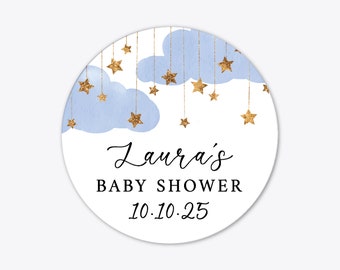 Baby shower custom name thank you gifts favors stickers, Thank you stickers for baby shower labels for favors, Thank you for coming stickers