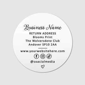 Custom Stickers Decal Name Sticker Labels Sheet, Round Packaging ...