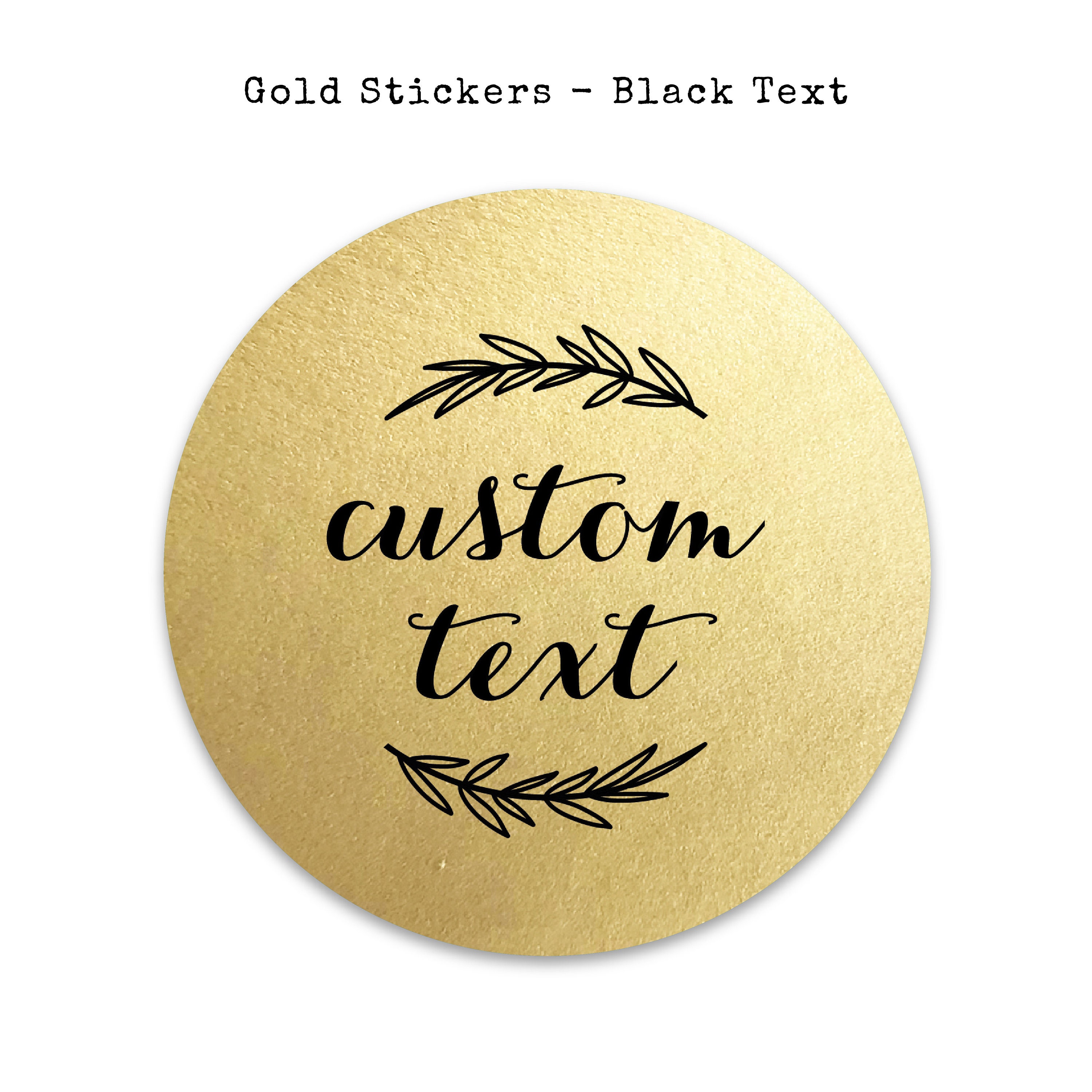 custom stickers decal name sticker labels sheet round packaging