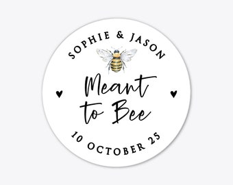 Custom honey wedding favors stickers labels for jars, Honey labels for wedding, Wedding favors labels, Honey favors stickers for honey jars