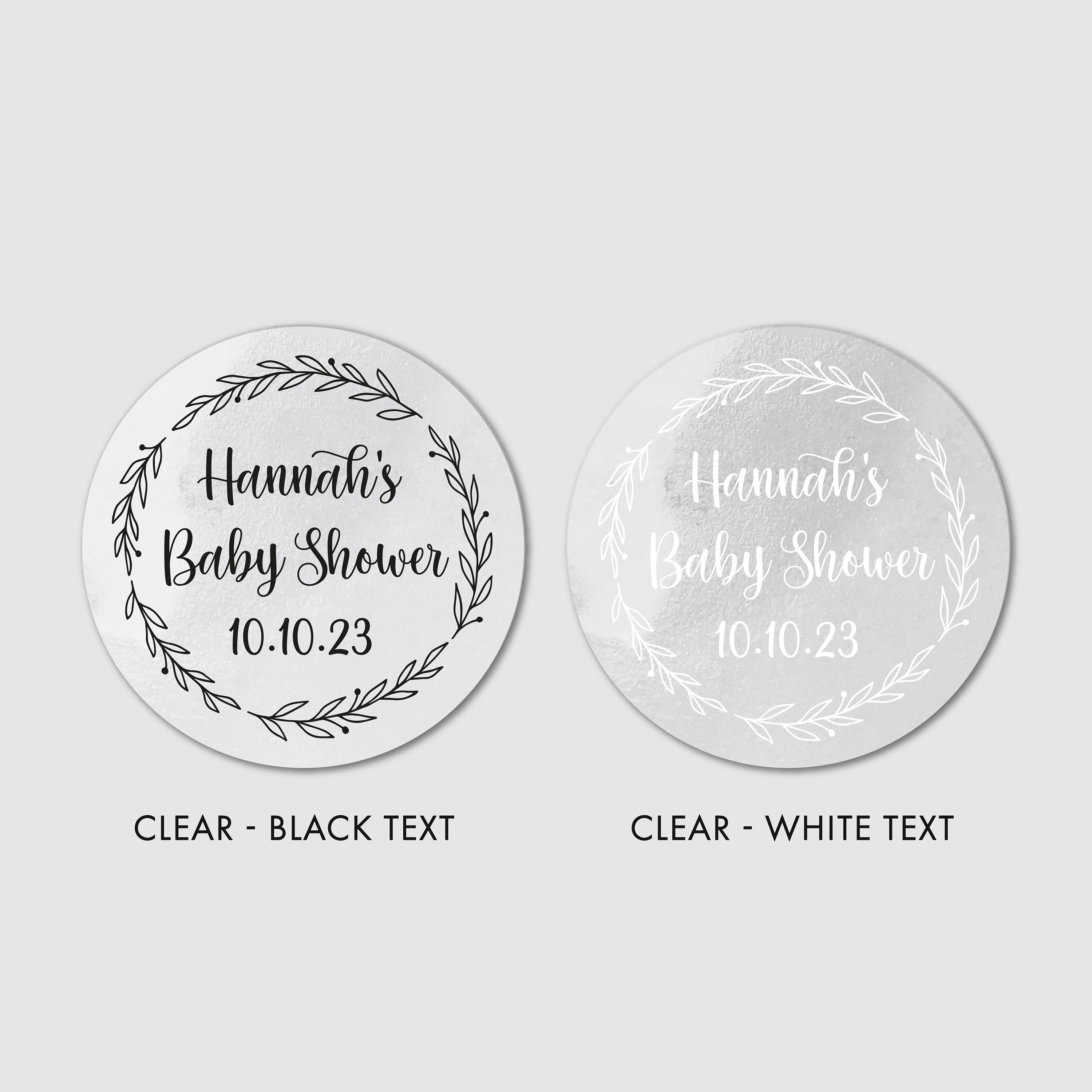 Thank You for Coming to My Baby Shower Gold Foil Stickers Etsy