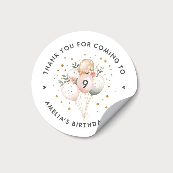 Adesivi Di Ringraziamento Per Il 40° Compleanno, Adesivi - Foto 3