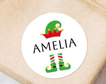 Personalised Present Stickers With Name, Gift Stickers With Name, Personalised Name Stickers For Presents, Custom Present Stickers With Name