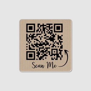 Custom QR Code Stickers - Personalized Labels for Packaging Weddings ...