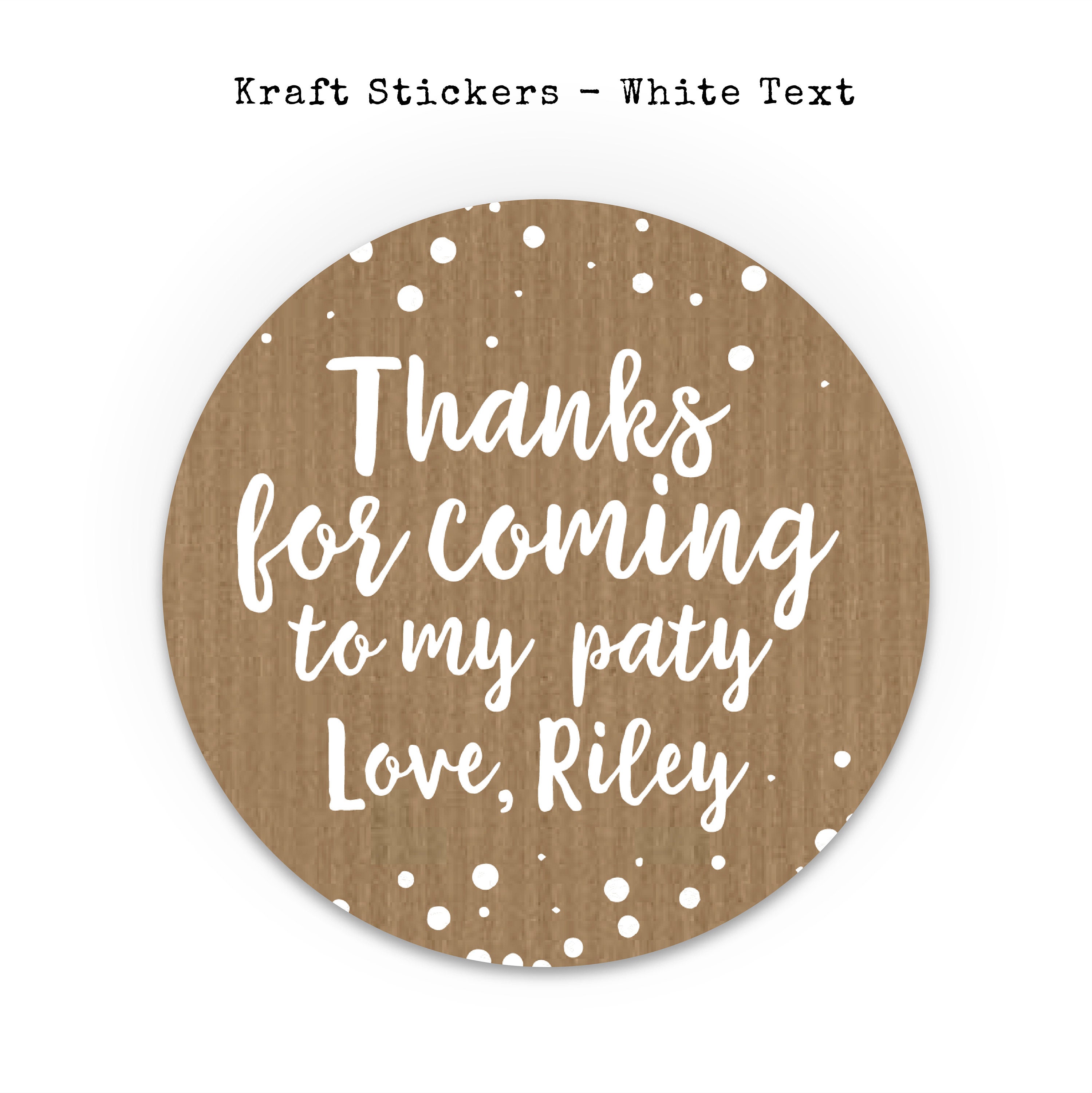 Thank You For Coming To My Birthday Party Printable