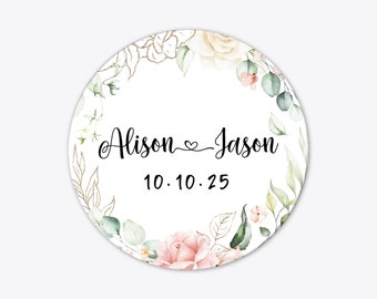 Wedding custom name thank you favors stickers labels customized, Sticker for wedding envelope, Welcome bag stickers wedding