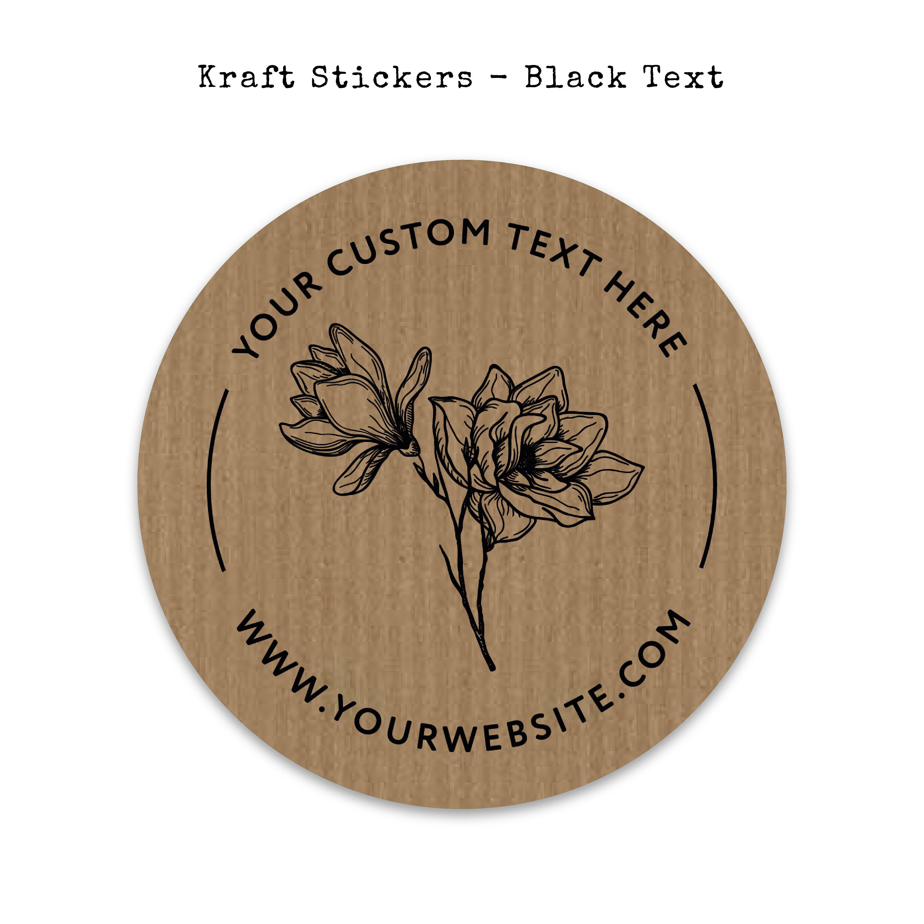 Custom Product Label Stickers Personalized Business Labels Etsy