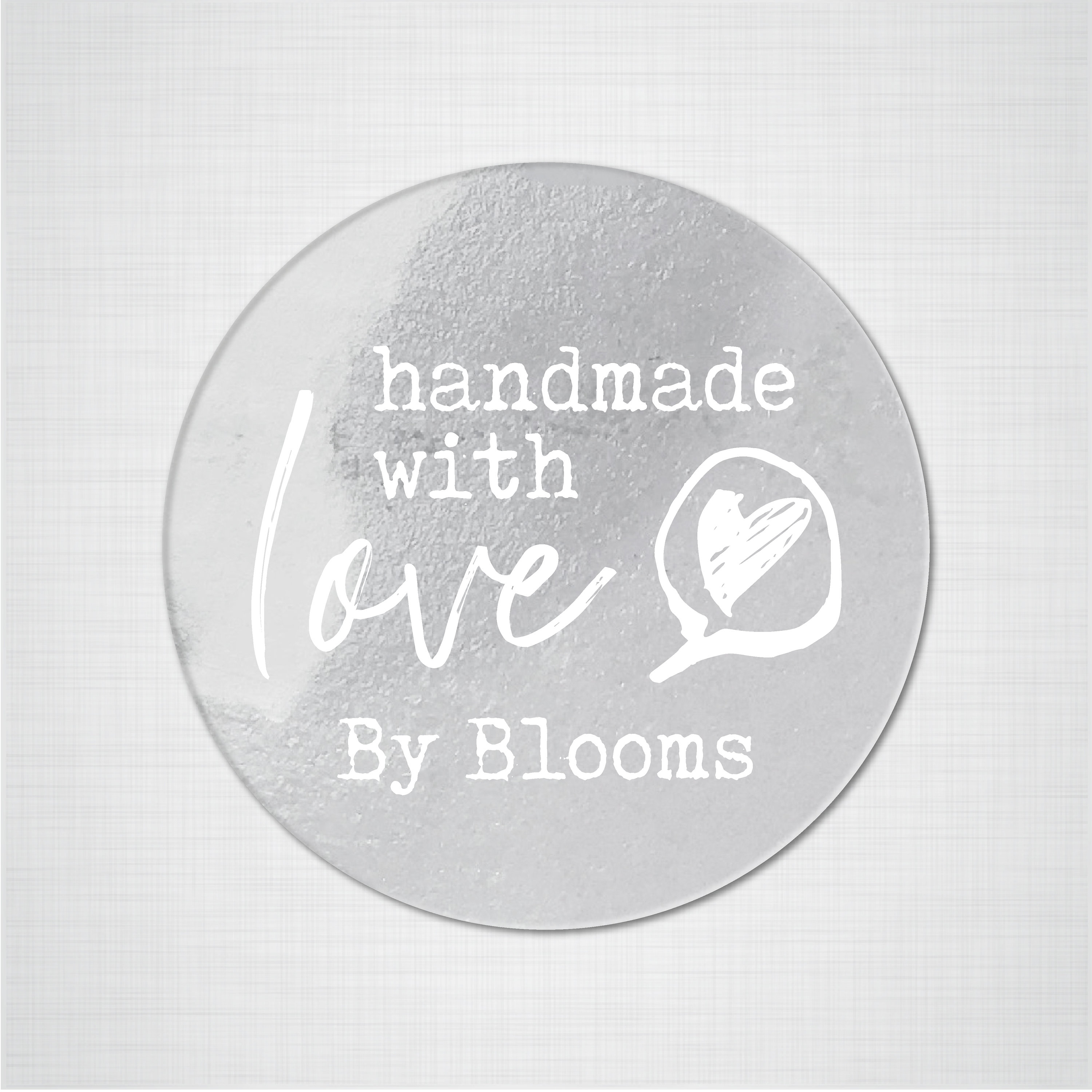 handmade with love stickers sheet custom sticker labels personalised