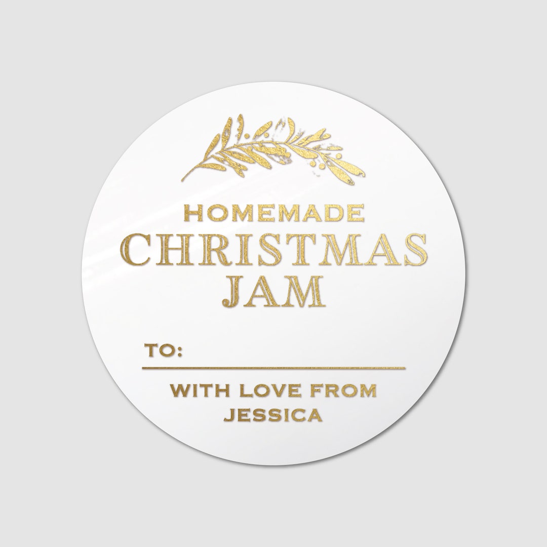 Christmas Gift Sticky Tags Personalized Labels Stickers - Etsy UK