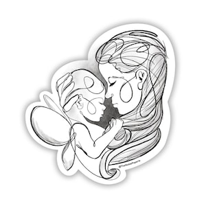 Adesivo bambino angelo / adesivo mamma in lutto / adesivo impermeabile aborto spontaneo / perdita di gravidanza SIDS nascita morta / regalo festa della mamma nascita morta