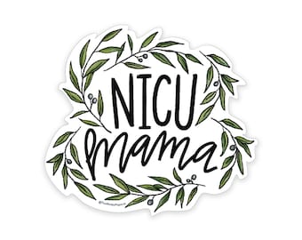 NICU Mama Aufkleber: Wasserfester Vinyl-Aufkleber, Sympathy Geschenk