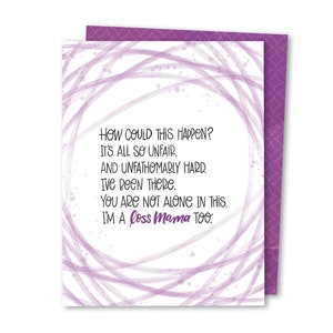 I Had A Miscarriage Too Angel Baby Card Angel Babies Card Miscarriage Support Card Pregnancy Loss Card Support Card Sympathy Card image 1