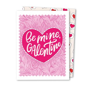 Soyez à moi | Carte mignonne de Galentines | Soyez à moi | carte postale pour elle | Carte de voeux pour ami, petit ami, petite amie, anniversaire | Carte Je t'aime