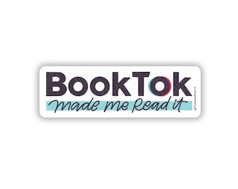 BookTok Sticker | Book Lover Sticker | To Be Read | Bookish Sticker | Kindle Sticker Bookish Gift | Book Lover | Bookworm Sticker