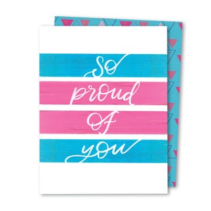 Tellement fier de vous | Pleinement aimé et accepté | Carte d'affirmation de soi transgenre | Carte d'allié trans | Carte de fierté trans | Carte coming out transgenre