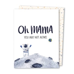 No estás solo / Día de la Madre / Tarjeta de apoyo a mamá fuerte / Tarjeta de infertilidad / Tarjeta de pérdida infantil / Tarjeta Pensando en ti / Apoyo para padres
